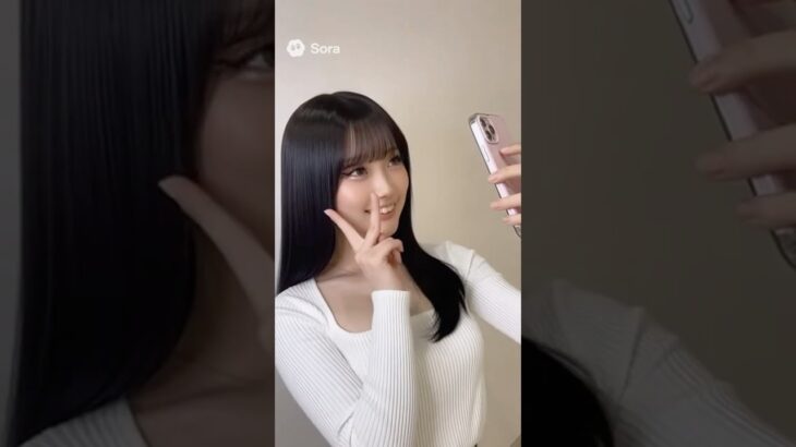 【Sora2】ギャルがナチュラルメイクで変身【AI】