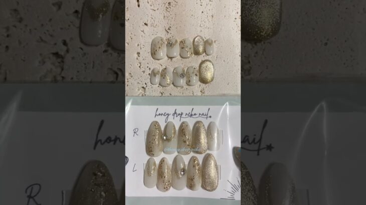 ネイルチップオーダーの梱包動画。