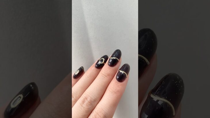 Gelme1でできるブラックネイル