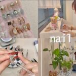 Nail Vlog | 1인샵 감성 느끼려 일찍 출근하는 네일샵브이로그 (역시나 이달의아트 만들기, 스와스톤 정리, 가을 자석젤 추천, 네일샵 청소 꿀팁)