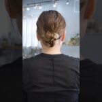 コテ巻きなくてもOKなまとめ髪✨