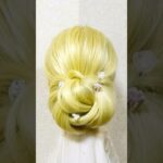 簡単ヘアアレンジ 成人式和装三つ編みまとめ髪 Party Updo Quick & Easy IDOL HAIR #簡単ヘアアレンジ #成人式ヘア #成人式前撮り #成人式 #shorts