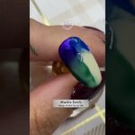 🌊 Marbled Nail Art with Gels & Art Inks | Custom Press-On Nails 💅✨