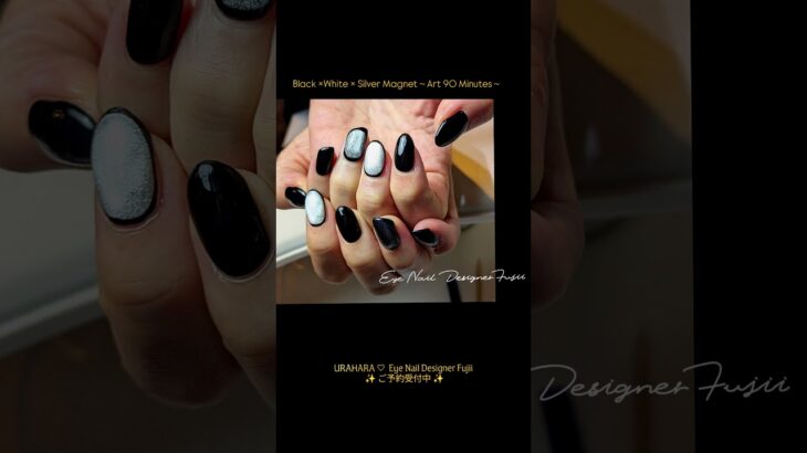 #黒ネイル #ゴシックネイル 👑Eye Nail Designer Fujii👑ご予約受付中✨️ #原宿 #持ち込みデザイン #harajuku #Nail #NailArt #blacknails