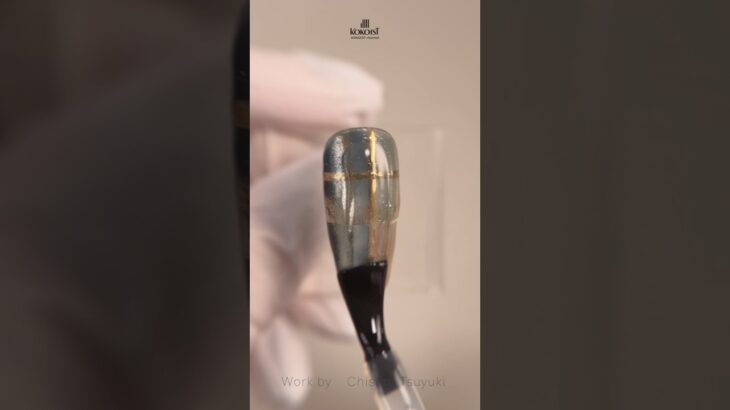 マグで作るチェックネイル／Mag Check Nail #nailart #nailtutorial #naildesign #nailtech