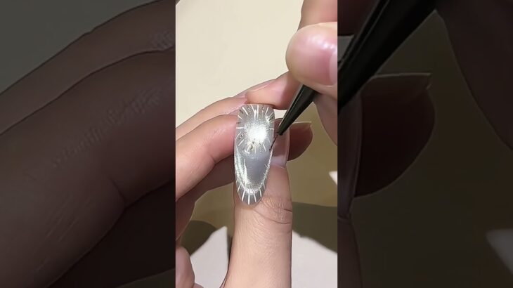 💎 Crystal Cross Nail Tutorial ✨