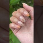 〈mica・CanDo〉オレンジのニュアンスネイル。(2024年)