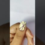 Easy Striping Nail Art At Home 🏡💅🏻#nailart #nails #shorts #trending #viralvideo
