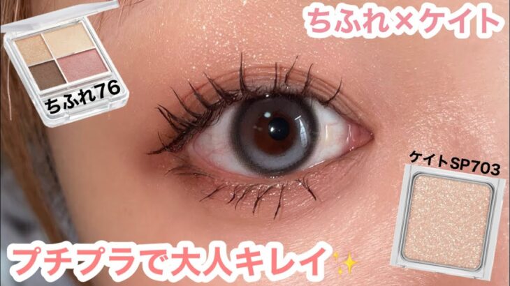 大人の垢抜けアイメイク✨ちふれ✕KATEで上品な目元に💄