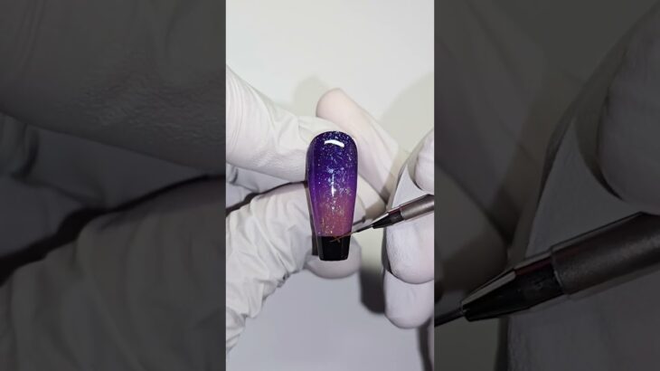 Easy Twinkling Bonfire Nail Art Design 🔥✨