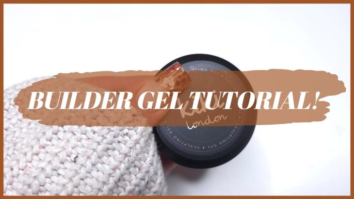 BUILDER GEL NAIL TUTORIAL USING KIKI LONDON SCULPTING GEL IN  A POT!