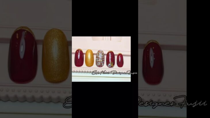Eye Nail Designer Fujii🍁ご予約受付中🍁#秋ネイル #冬ネイル #プライベートサロン #原宿 #ツイードネイル #ネイル #nailart #裏原宿 #プライベートサロン