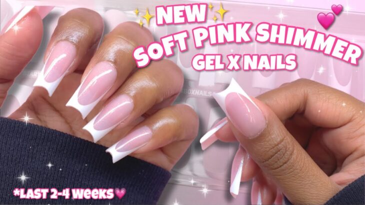 Trying BTArtBox NEW Glitter Pink Base Gelx Nails 🎀💗 | PRO Nail Prep For Long Lasting Nails | Gel X