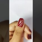 Easy Striping Nail Art At Home 🏡💅🏻😱#nails #nailart #trending #shorts #viralvideo