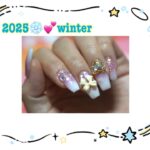2025年winter アクリルスカルプネイル💅