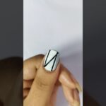 Easy Striping Nail Art At Home 🏡💅🏻#nails #nailart #shorts #trending