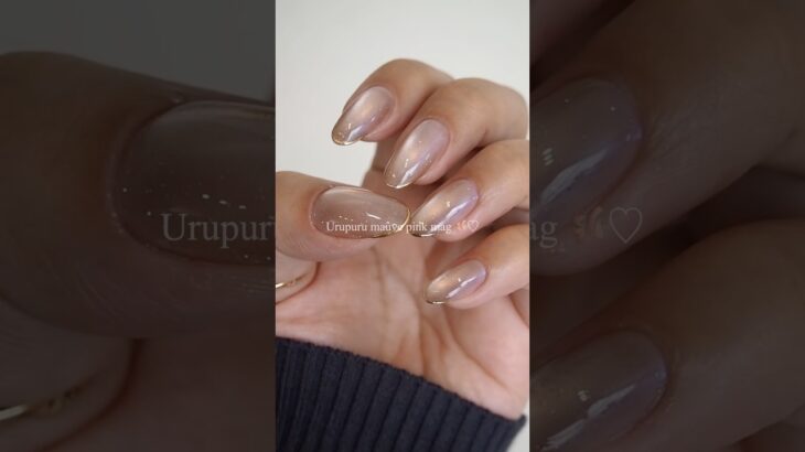 【キャンドゥ新商品】ローズダストフィルムを使ったうるぷるマグの作り方⛄️💖#セルフネイル #ネイル #マグネットネイル#nailart #ニュアンスネイル