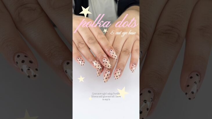 polka dot nails & yap with me😅 #nails #naildesign #gelxnailtech #storytime
