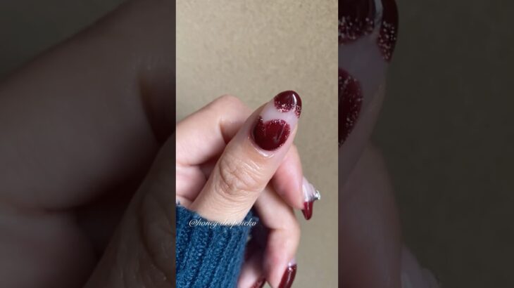 〈seria・Naility!・ArkNail〉大人のバレンタインネイル。(2025年)