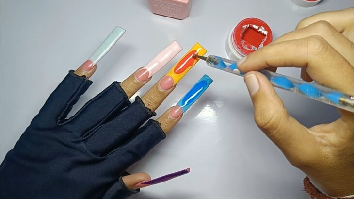 TROPICAL FLOWER NAILS 🌺 🌼 | SUMMER NAIL INSPO 2026 🌞 | USE OF NAIL TIPS PART 2 👈🏻 | AT HOME 🏡 🌟