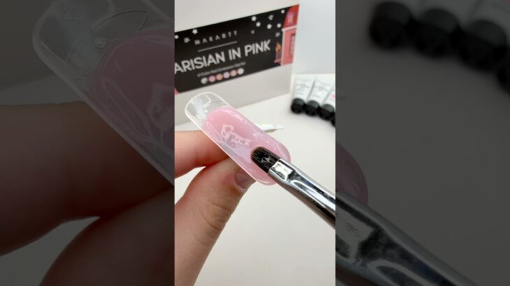 Makartt Parisian Pink Polygel Tutorial 💕 Dual Forms Nail Set! #nails #naildesign #polygelnails