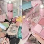 ASMR MAKEUP & ORGANIZING VANITY 🎀