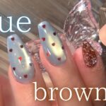 【神配色🩵🤎】ちょこっとバレンタイン意識の簡単時短デザイン🍪