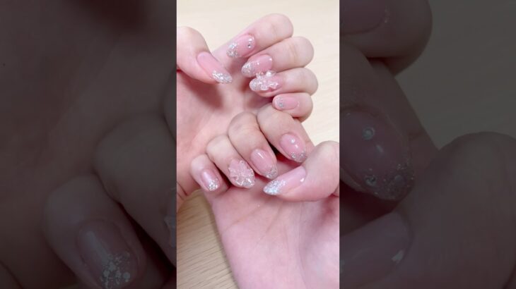 SHEINと百均ジェルネイルでセルフネイルしてみた　#セルフネイル#ジェルネイル#独学#SHEIN#ダイソー#セリア#ネイルデザイン
