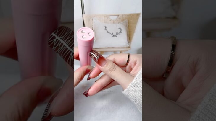 🍊semi-cured gel nail stickers #nails #nailstickers #gelnailsticker #shezaynailbar