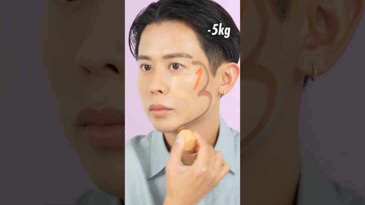 ふっくらな＋5kg とシャープな-5kgのメイク比較！メイクで印象チェンジよ🤍