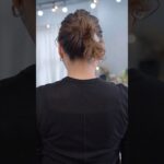 簡単！高めのまとめ髪HPBポイントレミ　アオキ#簡単アレンジ #セルフアレンジ #hairstyle #hair #ミディアムヘア #髪型 #まとめ髪 #大人カジュアル #大人かわいい