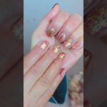 琥珀流沙貓眼金枝玉葉美甲款