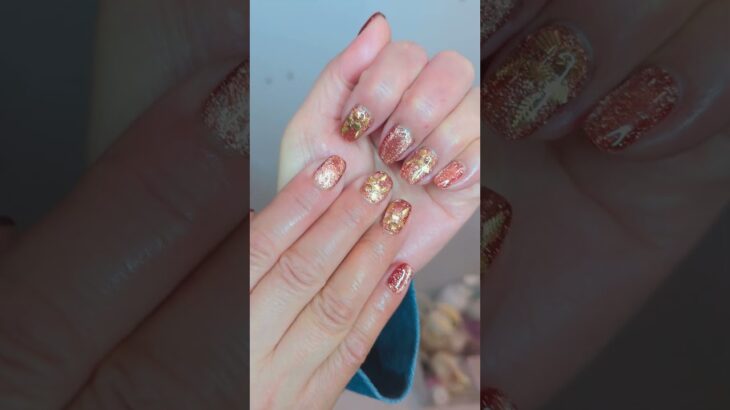 琥珀流沙貓眼金枝玉葉美甲款