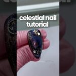 How to do Celestial Nail Design | Galaxy Inspired Nail Tutorial #celestial #nailart #starnails