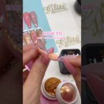 How to easy chromatic nailart  #glitzaccessoriesandsuch #glitztransferfoil #glitzchromatic