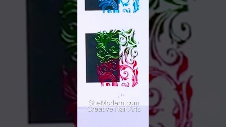 RED Chrome Opaque Semi-Gel Stamping Polish Color Swatch