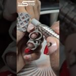 Red and Yellow Cat Eye Nail Design | Builder Gel Fill-in on Natural Nails Tutorial | Itz Sirap