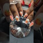 Thanksgiving Nail Design | Pumpkin Nail Art on Builder Gel Nails | Itz Sirap