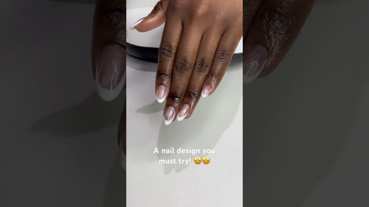 Trendy Cat Eye & French Tips Nail Tutorial