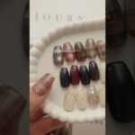 チェックの季節きた..！🧣🍂 PR エムプティジャパン　#セルフネイル #ジェルネイル