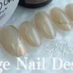 カラージェルは100均の2色だけ💅シンプルデザイン好きな色で真似してみてね✨