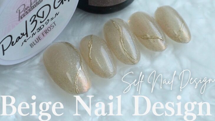 カラージェルは100均の2色だけ💅シンプルデザイン好きな色で真似してみてね✨