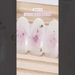3月アプリ限定デザインがリリース！ #1月ネイル #ネイル #お花ネイル