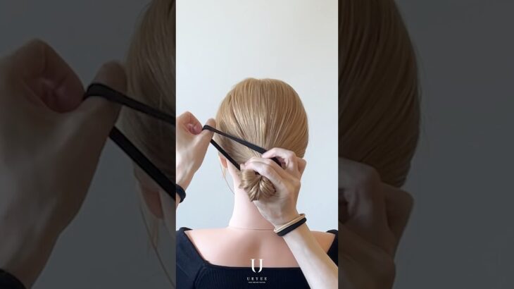 【セミロング】お団子は内側に入れて結べ