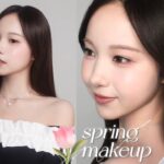 【夢月メイク】ナチュラルなのに過去一盛れる春メイク🪷‧⁺ ⊹
