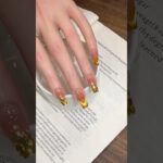 beautiful nail design idea! ✨💫 #nails #nailgelart #nailart