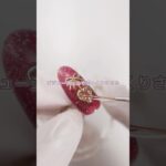 クリスマス後も可愛い♡ 1月まで使える冬ネイルデザイン🎀#shorts