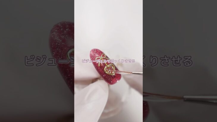 クリスマス後も可愛い♡ 1月まで使える冬ネイルデザイン🎀#shorts