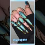 3D GEMSTONE 💎 STUNNING GEL STILETTO GEL NAILS #nailart #naildesign #gemstone #subscribe #3dart