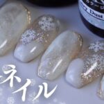 100均ジェルでここまで出来るの!?❄️大人の冬ネイルが大優勝デザインすぎる